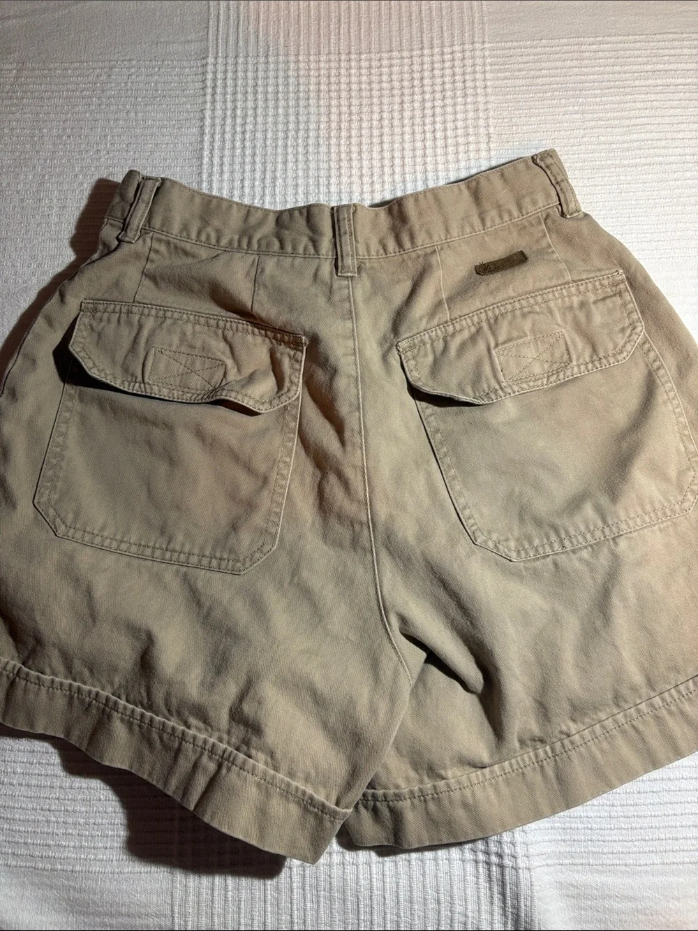 Woolrich High-Rise Women's Casual Khaki Shorts
